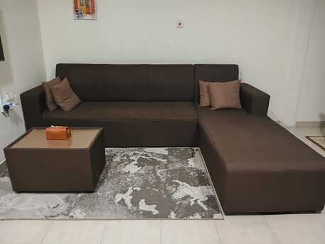 Hidd, Furniture, BHD 40,  6 SEATER SOFA WITH TABLE