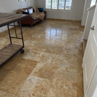 New York, Cleaning, AriStone Travertine Cleaning, Sealing & Polishing
