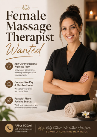 Doha, Jobs, Female Massage Therapist