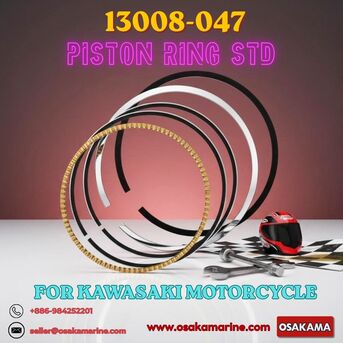 Stockholm, Auto Parts, SEK 99999,  13008-047 Piston Ring &ndash; For Kawasaki Ninja 300 / Versys-X 300