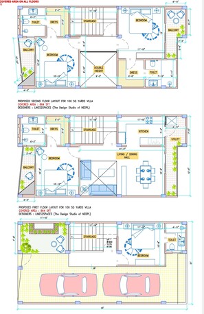 Greater Noida, Real Estate For Sale, INR 24300000,  3 BR,  2700 Sq. Feet,  Magnificent Escon Panache Floor Plan