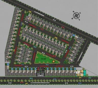 Greater Noida, Real Estate For Sale, INR 24300000,  3 BR,  2700 Sq. Feet,  Magnificent Escon Panache Floor Plan