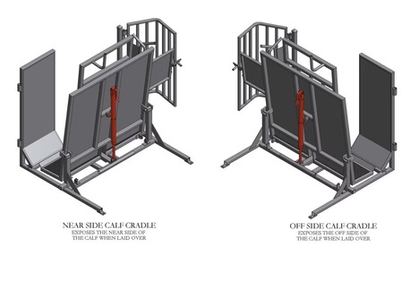 Brisbane, Heavy Equipment, Calf Marking & Branding Cradle - RPM Livestock Equipment