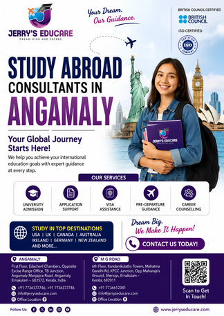 Kerala, Career Counseling, Best Study Abroad Consultants In Angamaly | Jerry&rsquo;s Educare