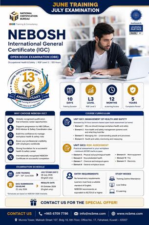 Chennai, Language Exchange, NEBOSH IGC Course From National Certification Bureau