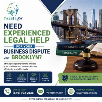 New York, Legal, Need Experienced Legal Help For Your Business Dispute In Brooklyn?
