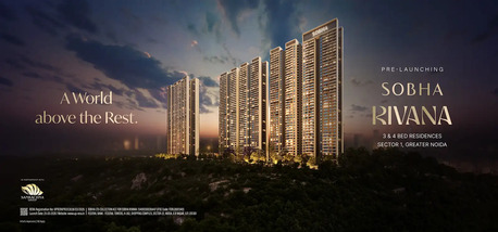 Greater Noida, Real Estate For Sale, INR 180000000,  2715 Sq. Meter,  SOBHA Rivana Noida &ndash; Ultra Luxury 2/3/4 BHK Apartments In Sector 1 Greater Noida West