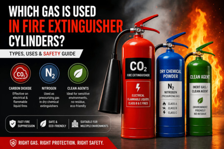 Mumbai, Materials, INR 1,  Which Gas Is Used In Fire Extinguisher Cylinders? Types, Uses, And Safety Guide