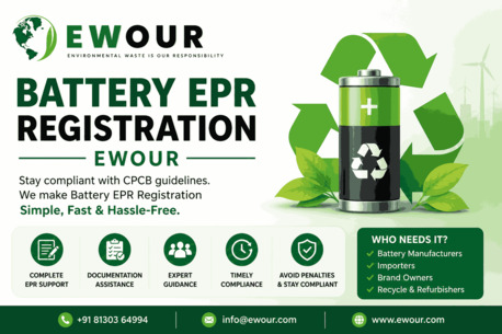 Noida, Recycling, Battery EPR Registration In India