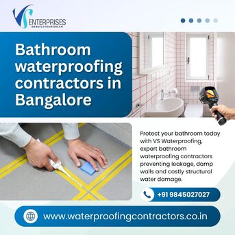 Bangalore, Construction, Bathroom Waterproofing Contractors In Bangalore