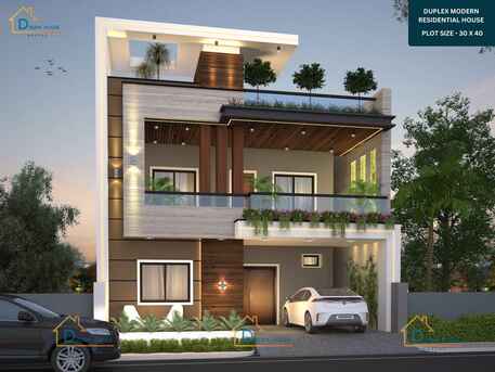 Indore, Interior Design, Gondia Gets A Duplex Elevation Worth Every Glance