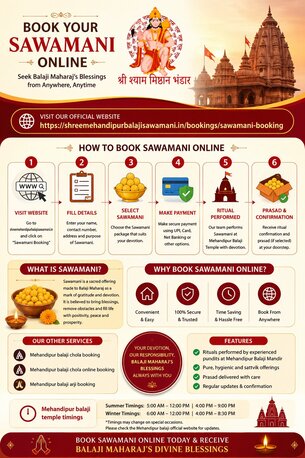 Mumbai, Food & Drink, Sawamani Online Booking | Book Mehandipur Balaji Sawamani Easily