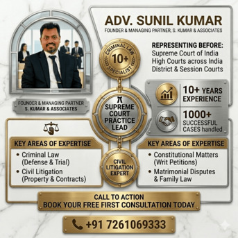 Mumbai, Legal, Expert Criminal Lawyer In Patna For Criminal Legal Services | Advocate Sunil Kumar