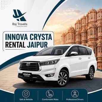 Jaipur, Travel, Luxury Innova Crysta Hire Jaipur For Family Travel
