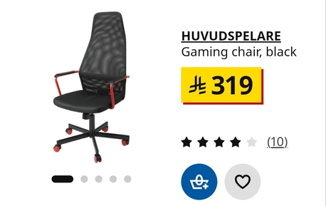 Al Rawdah, Furniture, SAR 220,  IKEA Gaming / Office Chair