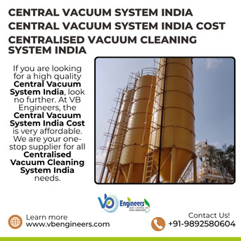 Mumbai, Tools, Centralised Vacuum Cleaning System India VB Engineers