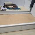 SAR 0300,  IKEA Single Bed (with 2 Storage Drawers) & Cabinet, White