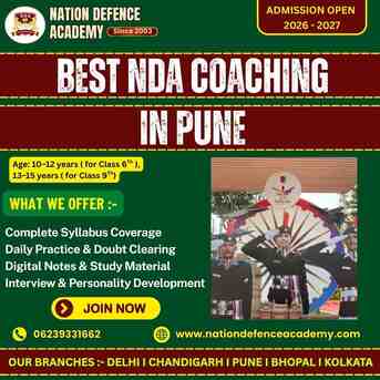 Pune, Education, Crack NDA Exam With Expert Coaching In Pune