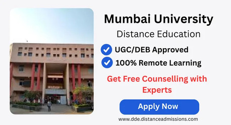Mumbai, Career Counseling, Mumbai University Distance Education Admission 2026 &ndash; Apply Online Before Last Date