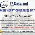 Get Verified List Of Companies In Pondicherry With Free Sample Data