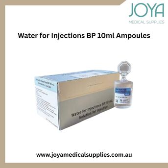 Sydney, Health & Beauty Items, Water For Injections BP 10ml Ampoules - Joya Medical Supplies | Australia