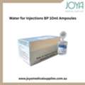 Water For Injections BP 10ml Ampoules - Joya Medical Supplies | Australia