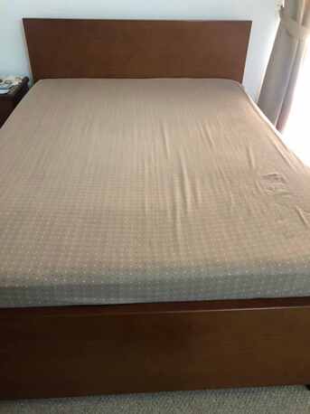 Manama, Furniture, BHD 90,  Queen Size Bed With Mattress, 2-drawer Nightstands (both Sides Of Bed) For Sale