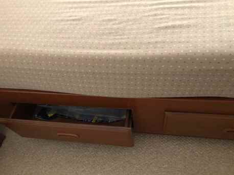 Manama, Furniture, BHD 90,  Queen Size Bed With Mattress, 2-drawer Nightstands (both Sides Of Bed) For Sale