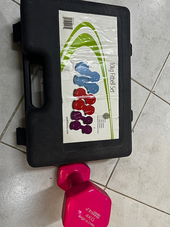 Khobar, Health & Beauty Items, SAR 110,  10KG Fitbell Set With Additional 4 KG Fitbell - Dumbell Work Out Set