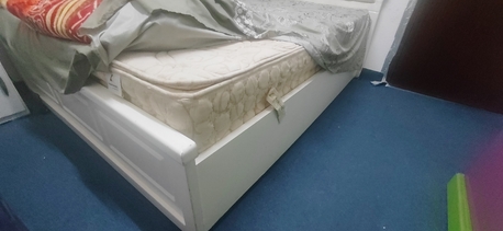 Khobar, Furniture, SAR 700,  A Queen Size Bed With Spring Mattress