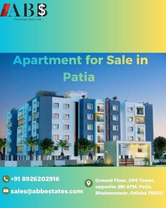 Bhubaneswar, Real Estate For Sale, Apartment For Sale In Patia