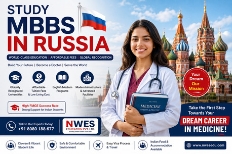 New Delhi, Lessons Offered, Study MBBS In Russia And Build Your Future With Globally Recognized Medical Universities