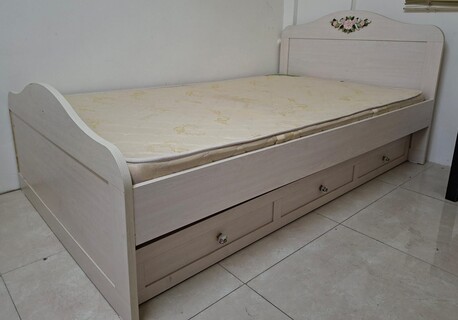 Khobar, Furniture, SAR 900,  Home Center Bed With Side Table For Sale