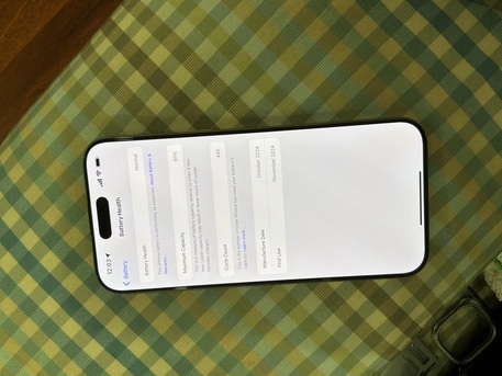 Manama, Mobile Phones, BHD 340,  IPhone 16 Pro Max 256 GB Used Excellent Condition With Box And Original Cable