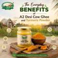 INR 1170,  The Everyday Benefits Of A2 Desi Cow Ghee And Turmeric Powder