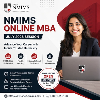 Pune, Education, NMIMS Online MBA 2026: Fees, Admission, Eligibility & Career Scope
