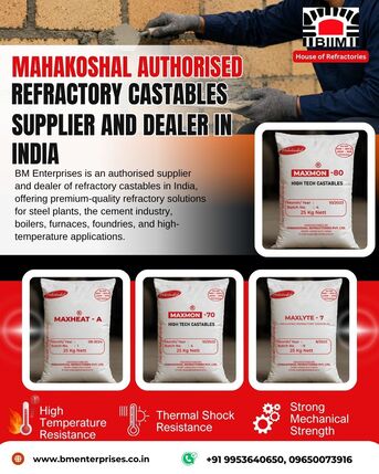 Faridabad, Materials, INR 1300,  Authorised Refractory Castables Supplier And Dealer In India