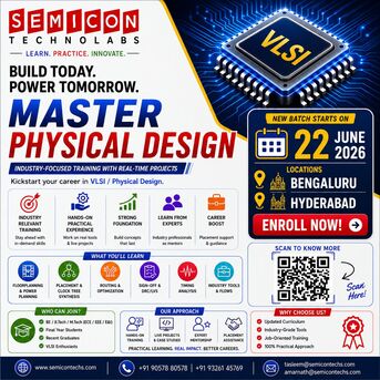 Bangalore, Training, VLSI & Embedded Systems Training In Bangalore