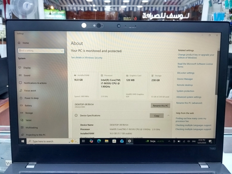 Riffa, Computers, BHD 118,  Lenovo ThinkPad T480 Touch &ndash; Business Class Performance