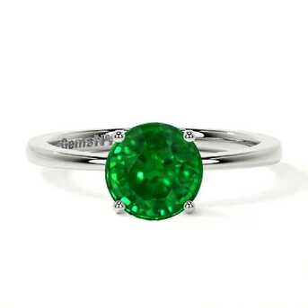 New York, Jewelry, USD 17574,  Get GemsNY GIA 1.27cts AAAAA Natural Emerald Ring Now