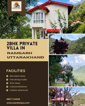 Mumbai, Travel, 2BHK Private Villa In Ramgarh Uttarakhand