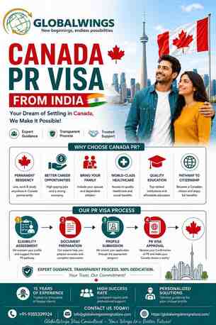 New Delhi, Counseling, Get Expert Help For Canada PR Visa From India With GlobalWings