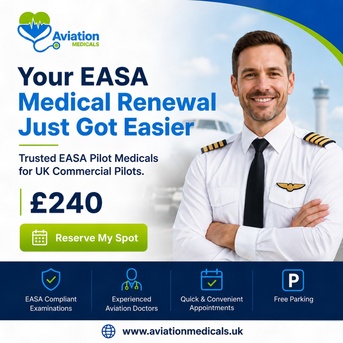 Manchester, Medical, EASA Class 1 Due? UK Pilots Are Renewing Smarter Not Later