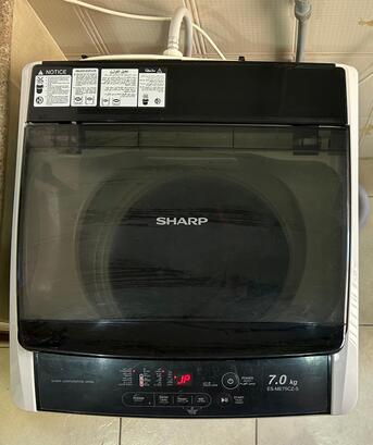 Manama, Appliances, BHD 40,  Sharp Washing Machine 7kg Top Load. Call 32159309