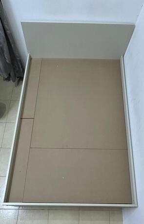 Manama, Furniture, BHD 70,  IKEA VESTER&Ouml;Y Queen Size Bed Frame And Mattress&ndash; 140x200 Cm. Call 32159309
