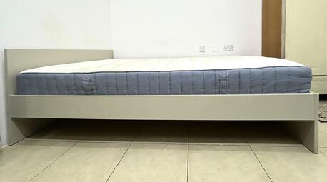 Manama, Furniture, BHD 70,  IKEA VESTER&Ouml;Y Queen Size Bed Frame And Mattress&ndash; 140x200 Cm. Call 32159309