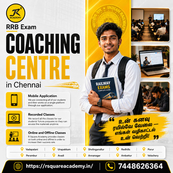 Chennai, Education, Top RRB Coaching Centre In Chennai For Successful Railway Exam Preparation
