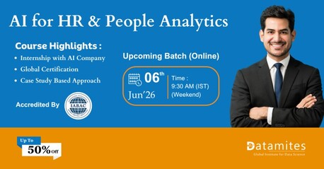Pune, Lessons Offered, Datamites - AI For HR & People Analytics Course In Pune With Internships