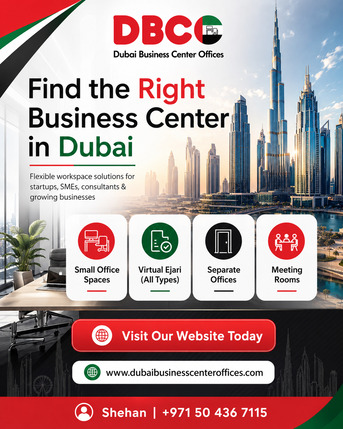 Dubai, Offices, AED 15000,  100 Sq. Feet,  Business Center Offices & Virtual Ejari In Dubai