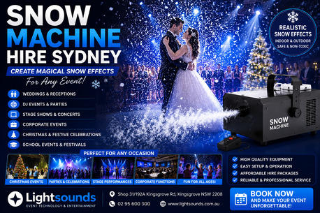 Sydney, Electronics, AUD 1,  SNOW MACHINE HIRE SYDNEY &ndash; CREATE MAGICAL SNOW EFFECTS FOR EVENTS